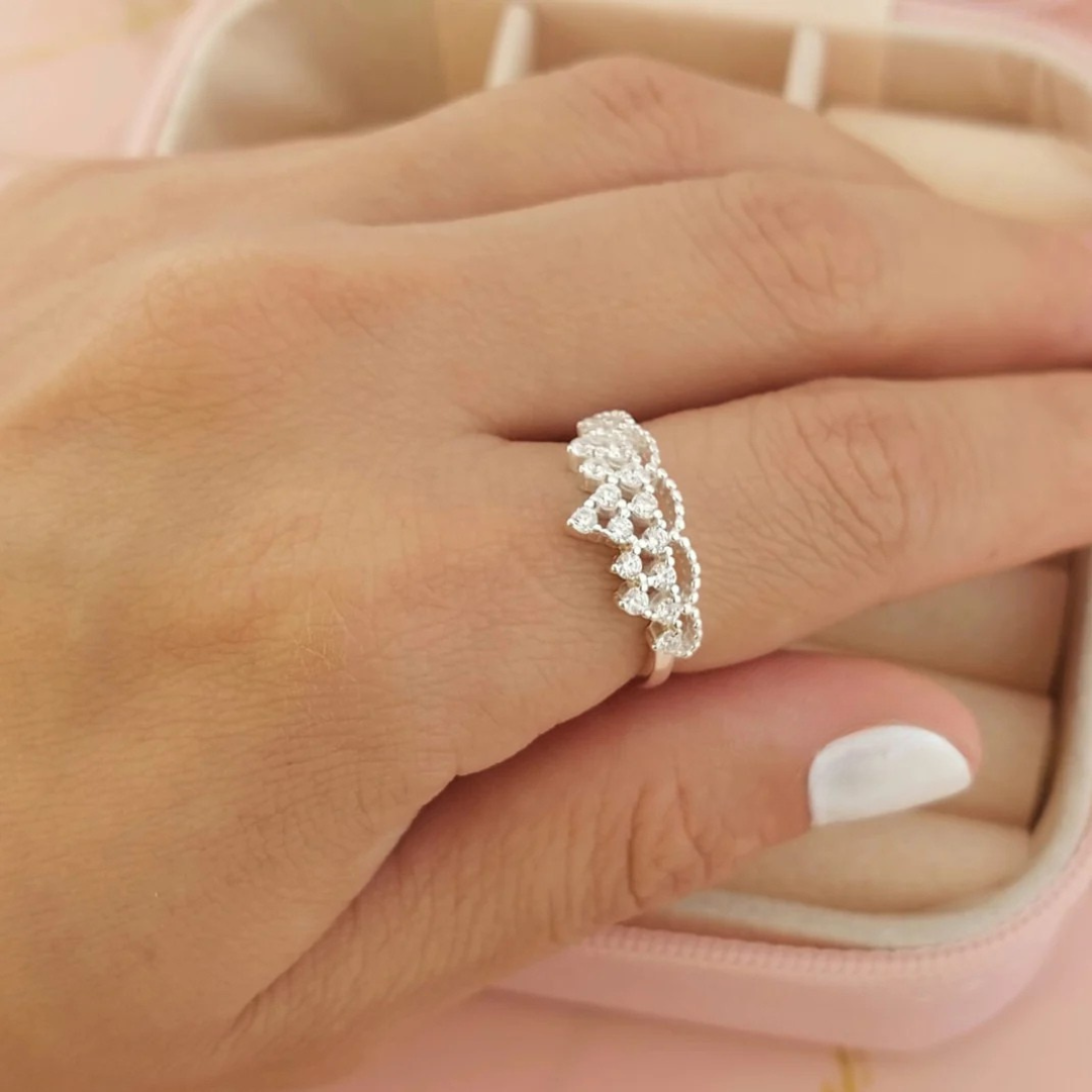 Anillo Corona Dama Plata 925 26465