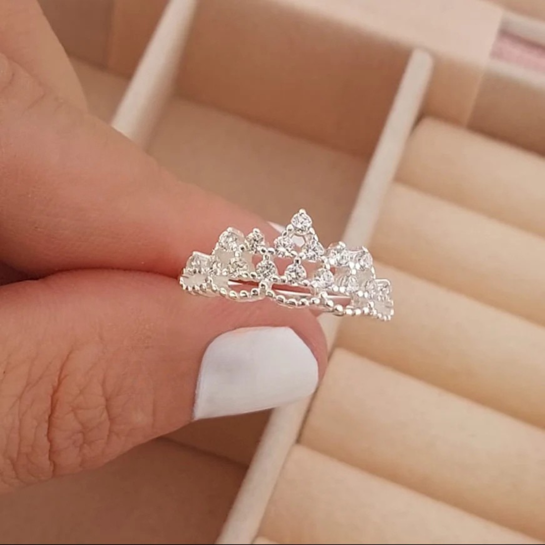 Anillo Corona Dama Plata 925 26465