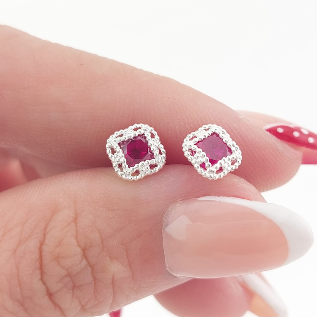 Aretes 6mm Plata 925 26595