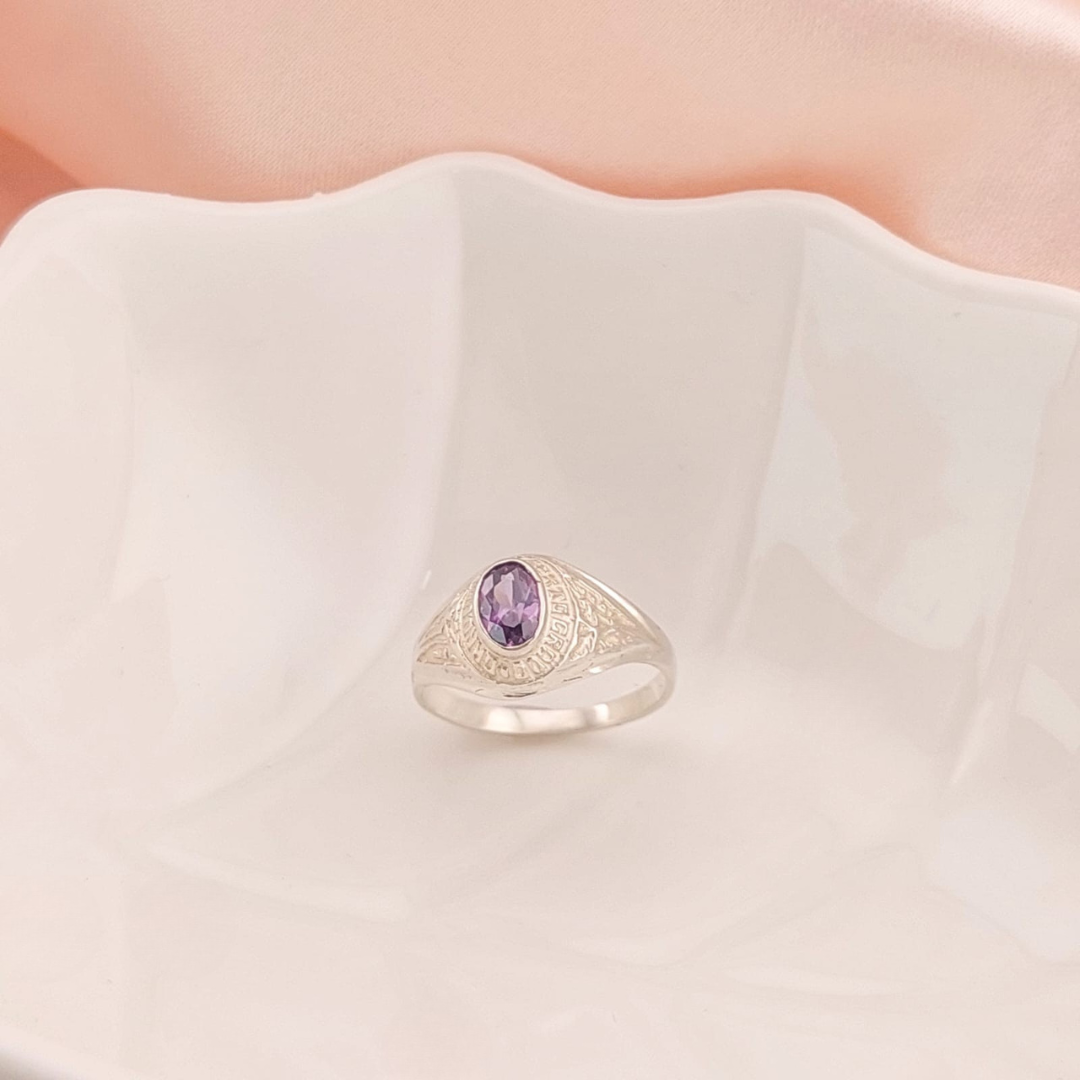 Anillo Graduación Sexto Plata 925 25148