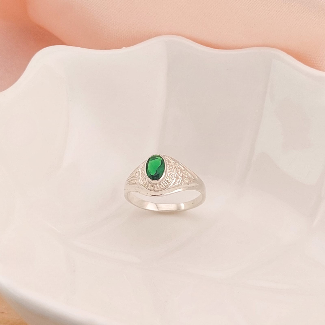 Anillo Graduación Sexto Plata 925 25154