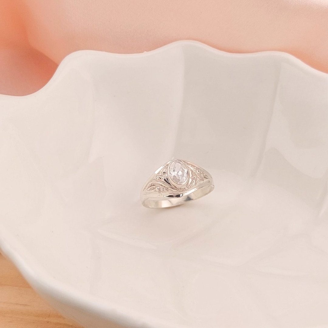 Anillo Graduación Plata 925 25157