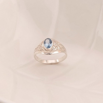 Anillo Graduación CZ 6x4 Plata 925 25144
