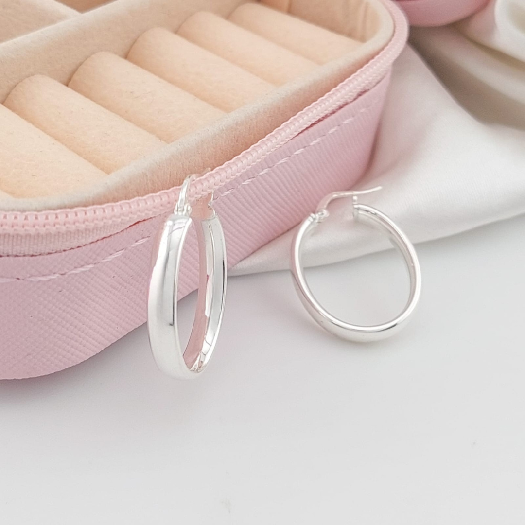Argollas 25mm Plata 925 25497