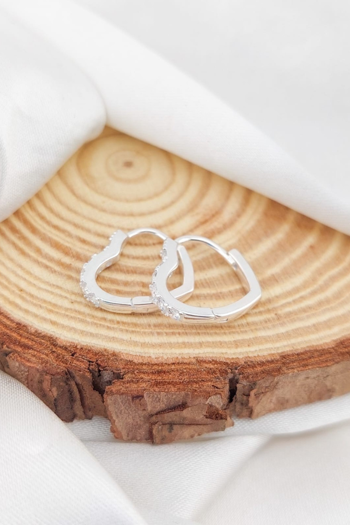 Huggies 16mm Dama Corazón Plata 925 25807