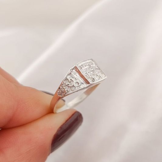 Anillo Graduacion Kinder Plata 925 25946