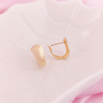 Aretes 18mm Oro 10k Italia 26057