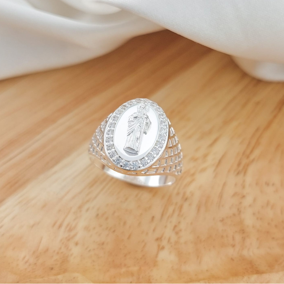 Anillo San Judas Plata 925 26293