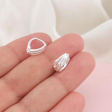 Huggies 12x10mm Plata 925 26429