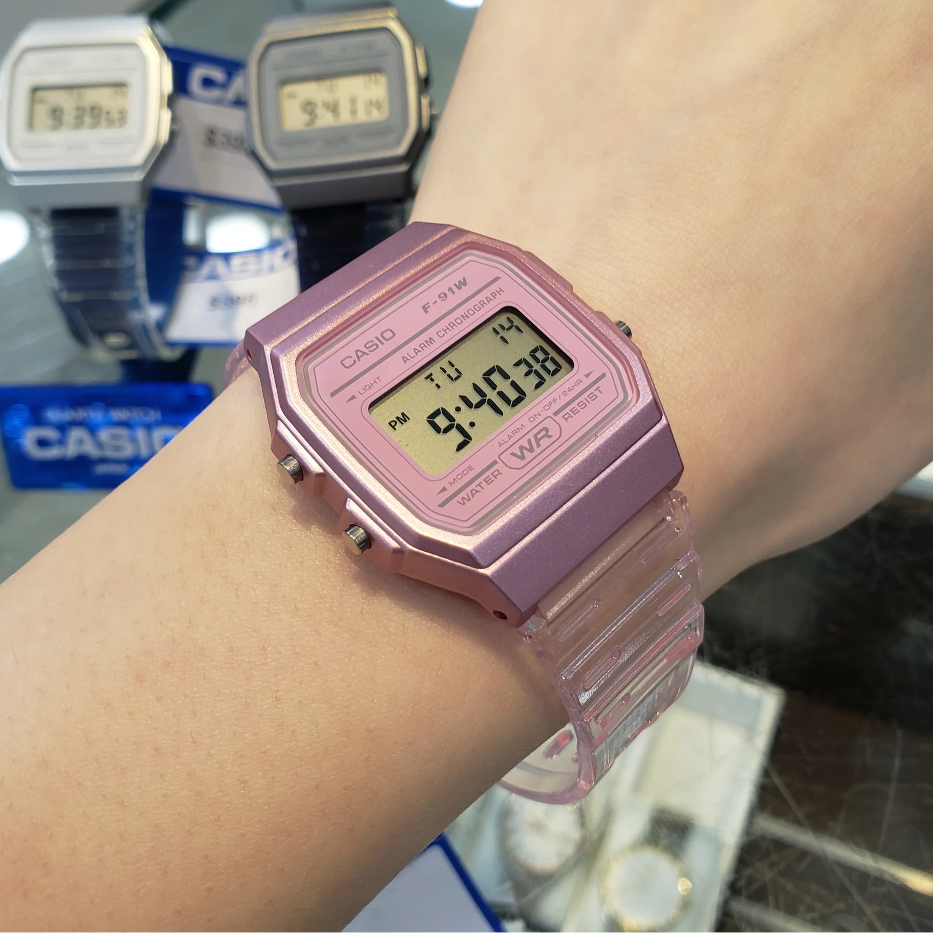 Casio Reloj Dama F-91WS-4CF