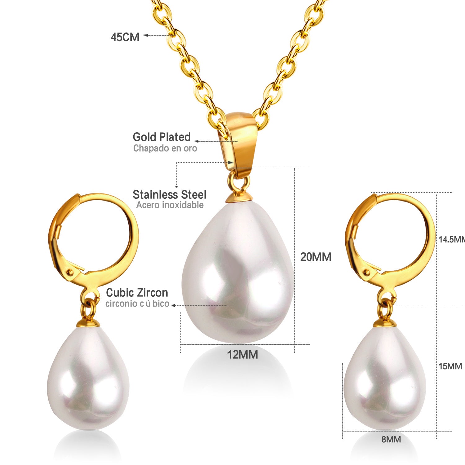 Juego Dama Acero 25689