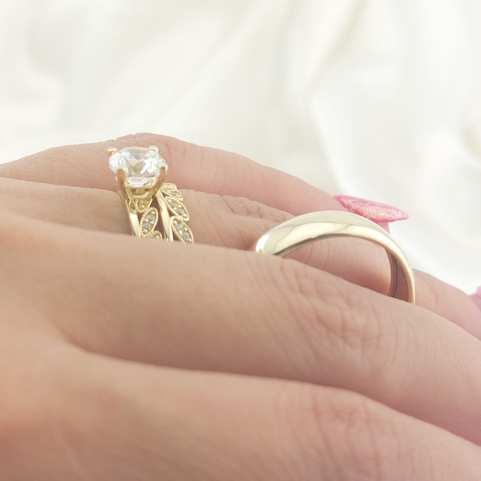Anillos Trío Matrimonio Oro 10k 5.3g 26997