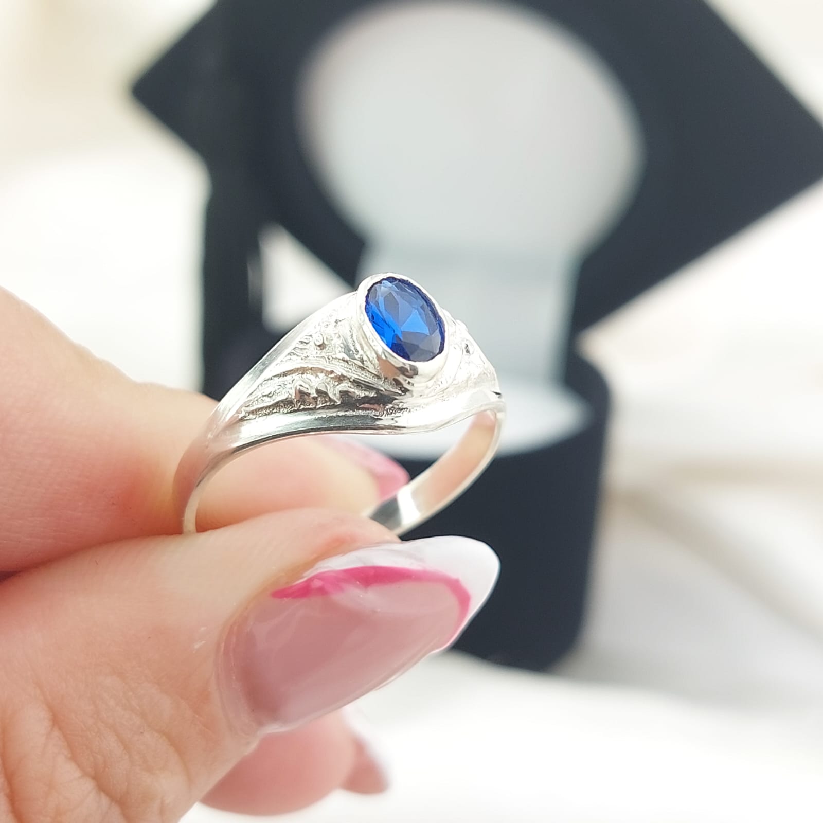 Anillo Graduación Liso Plata 925 25155