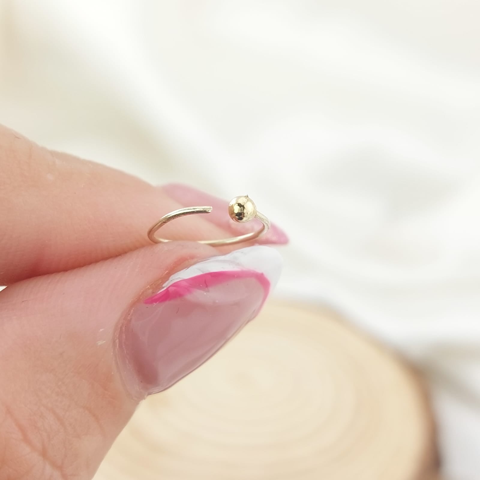 Pearcing Nariz Bolita Oro 10k 26998