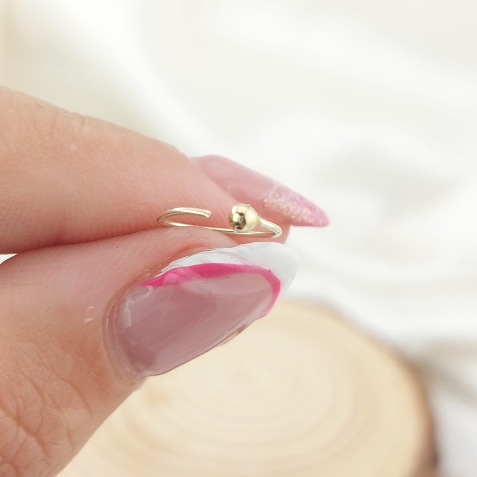 Pearcing Nariz Bolita Oro 10k 26998