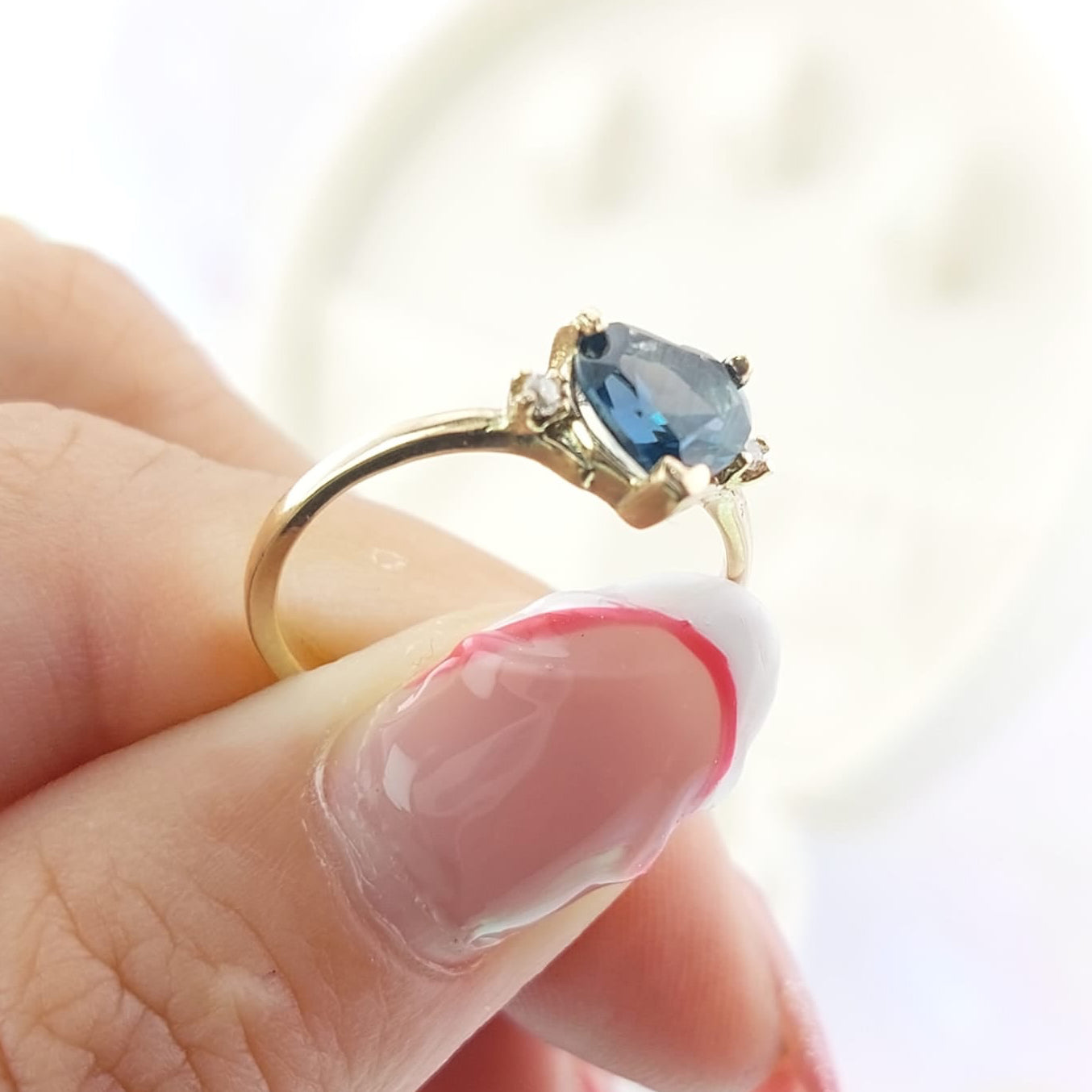 Anillo Dama Promesa CZ Oro 10k 1.7g CR 27071