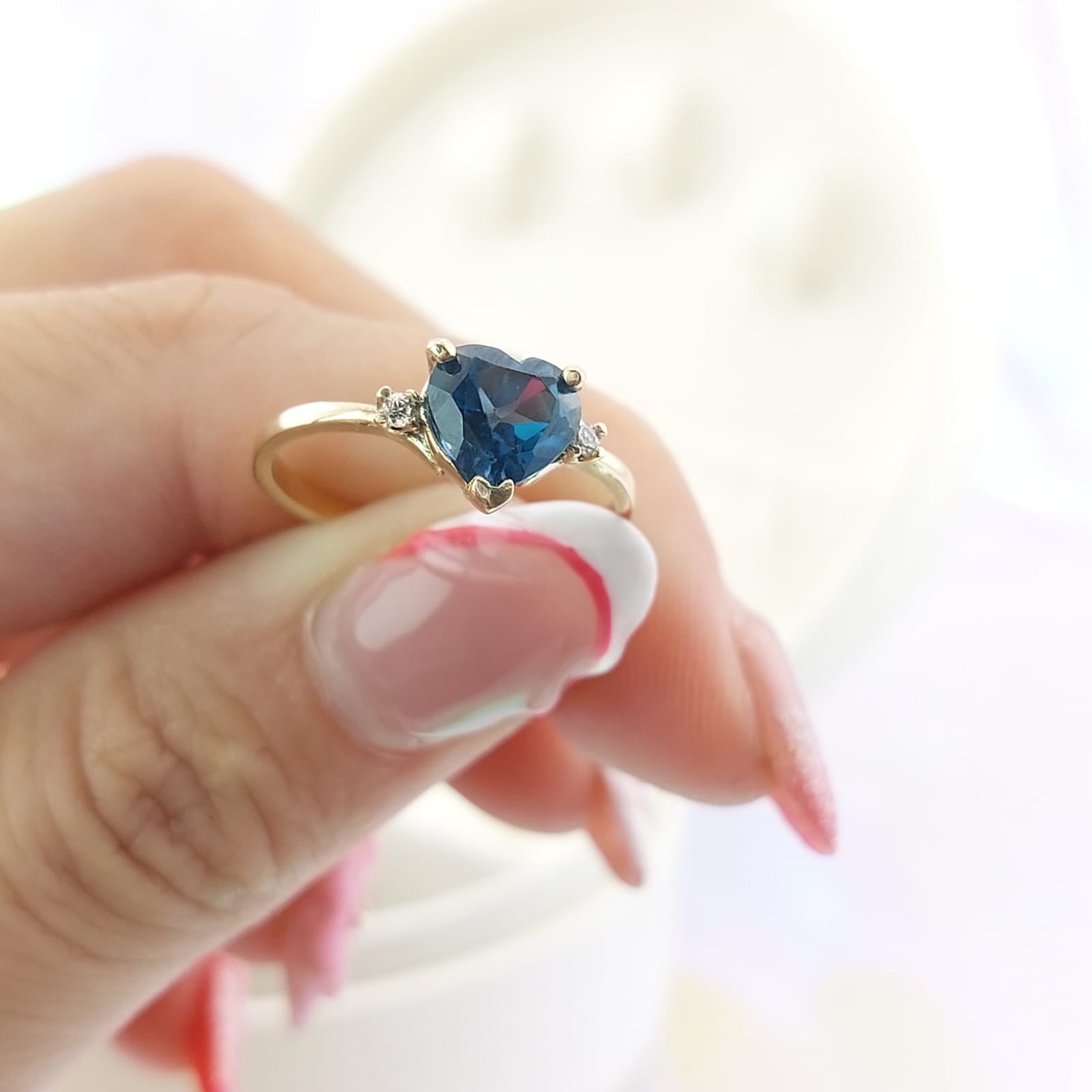 Anillo Dama Promesa CZ Oro 10k 1.7g CR 27071