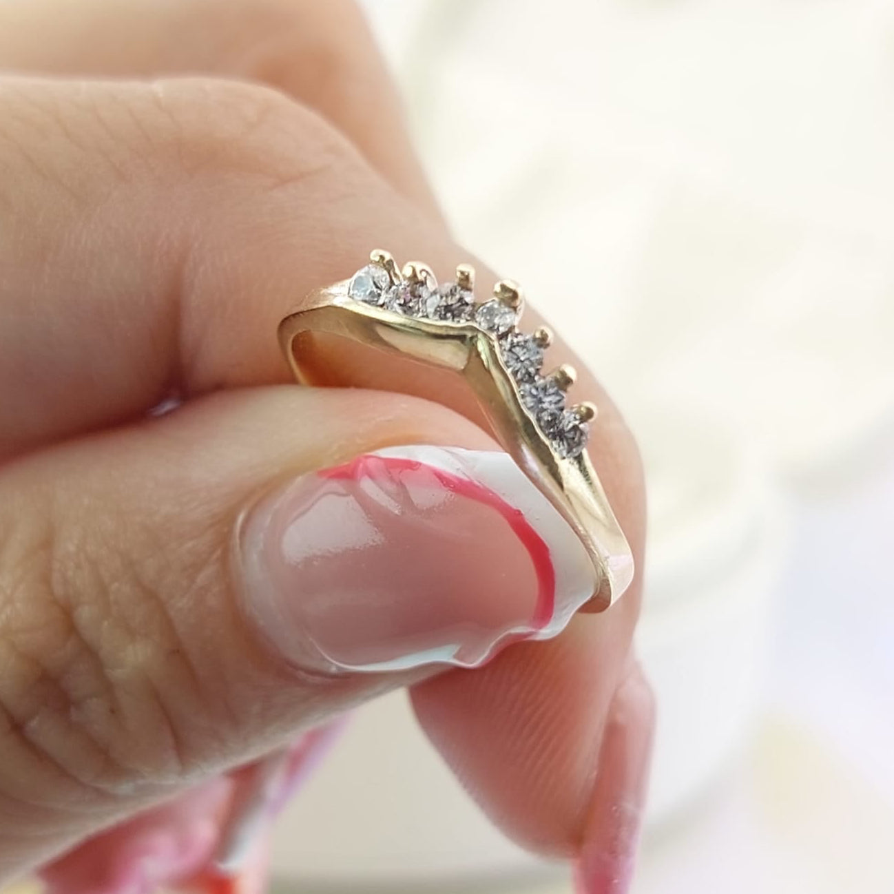 Anillo Dama Promesa CZ Oro 10k 1.8g CR 27069