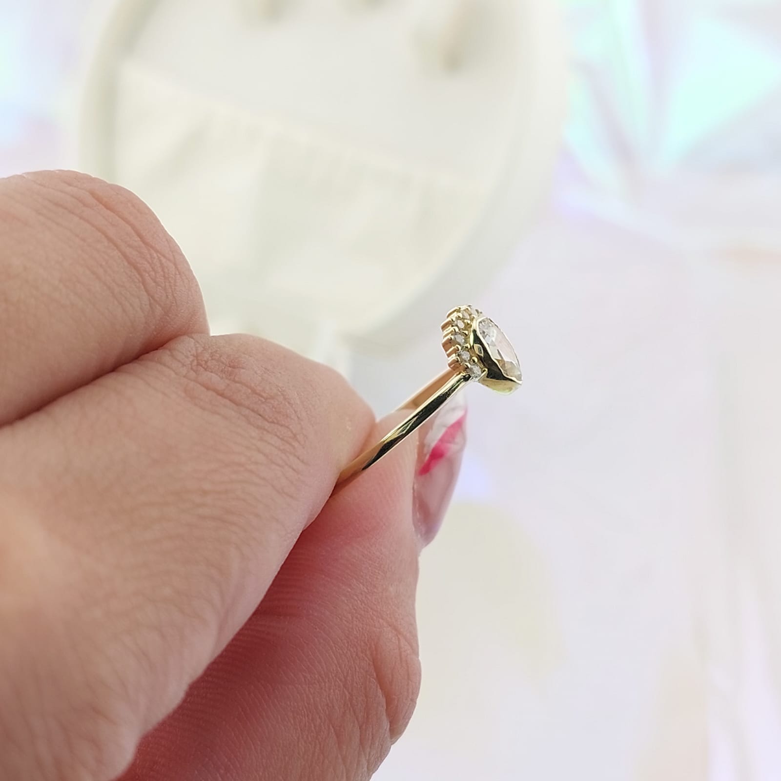 Anillo Dama Promesa Oro 10k 27053