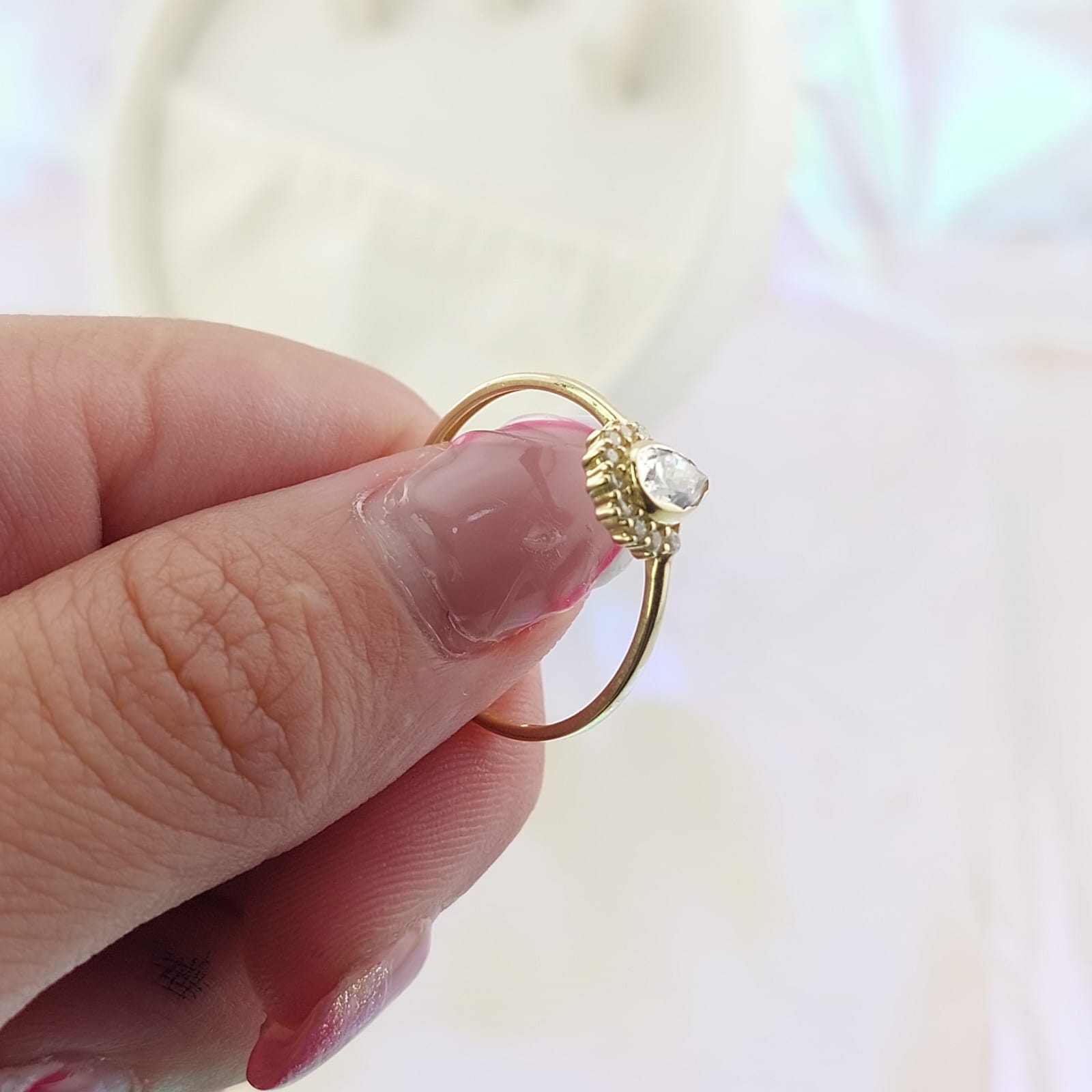 Anillo Dama Promesa Oro 10k 27053