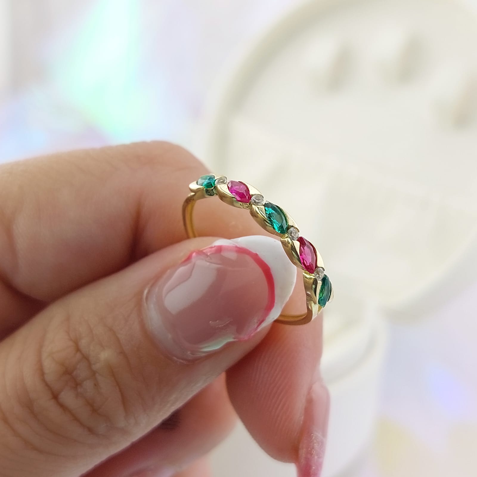 Anillo Dama Oro 10k 27055