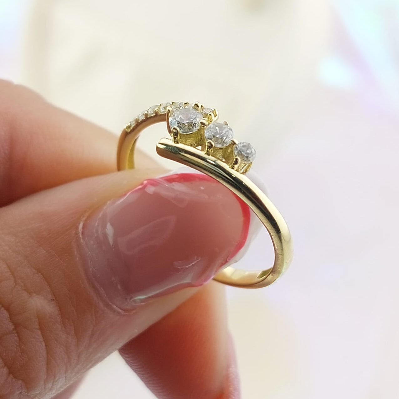 Anillo Dama Oro 10k 27054