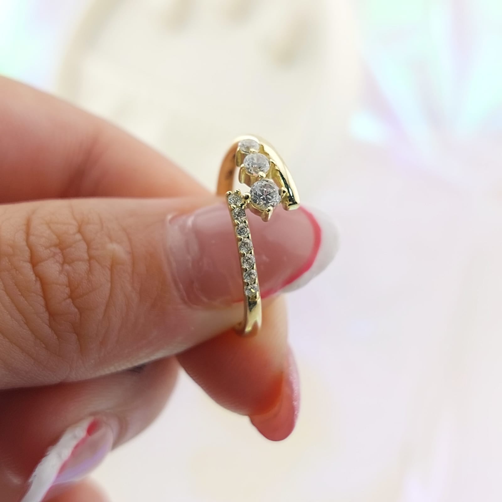 Anillo Dama Oro 10k 27054