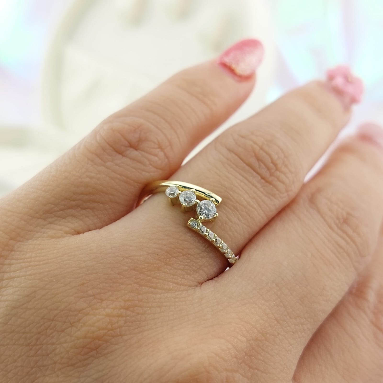 Anillo Dama Oro 10k 27054