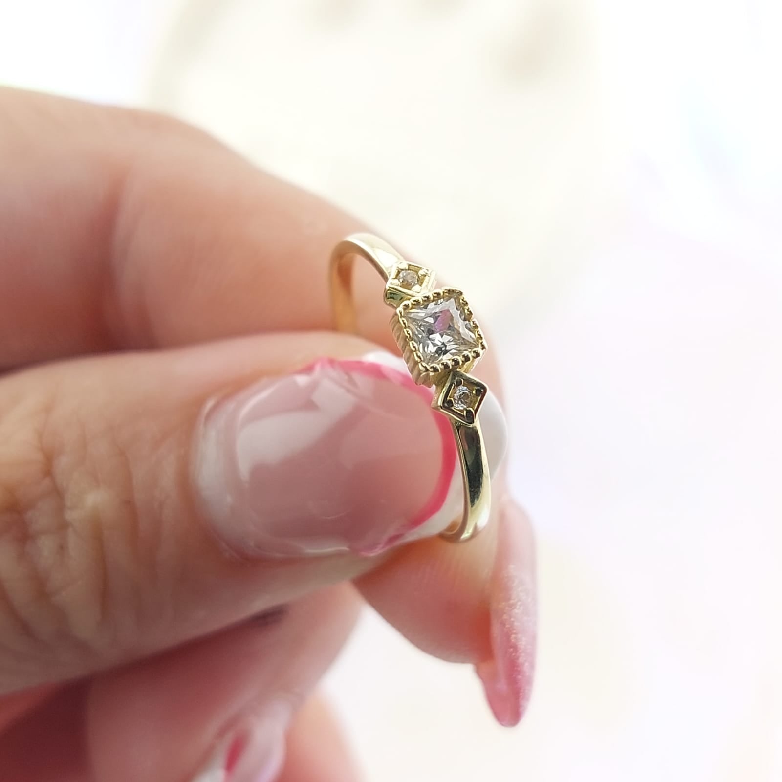 Anillo Compromiso Promesa Oro 10k 27060