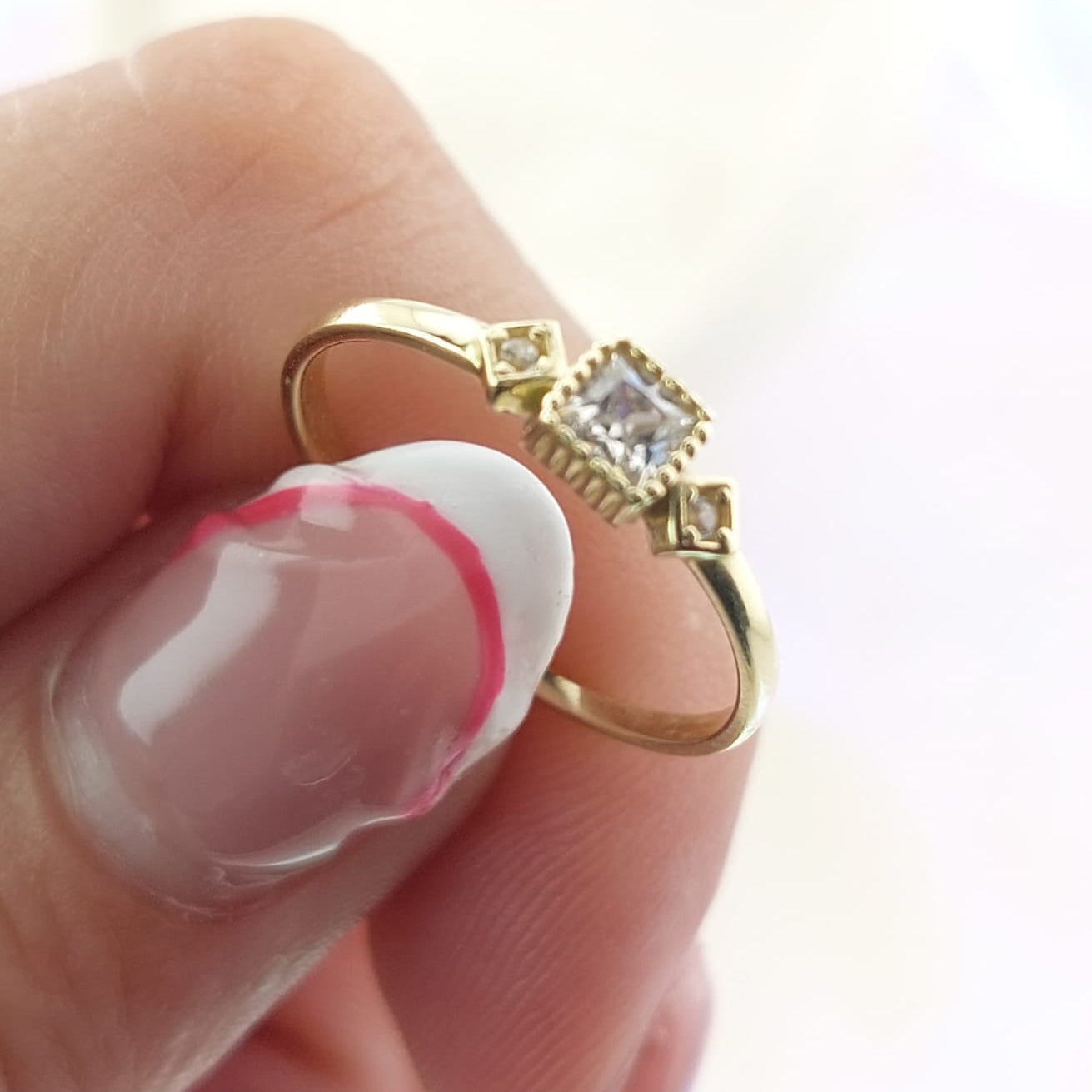 Anillo Compromiso Promesa Oro 10k 27060