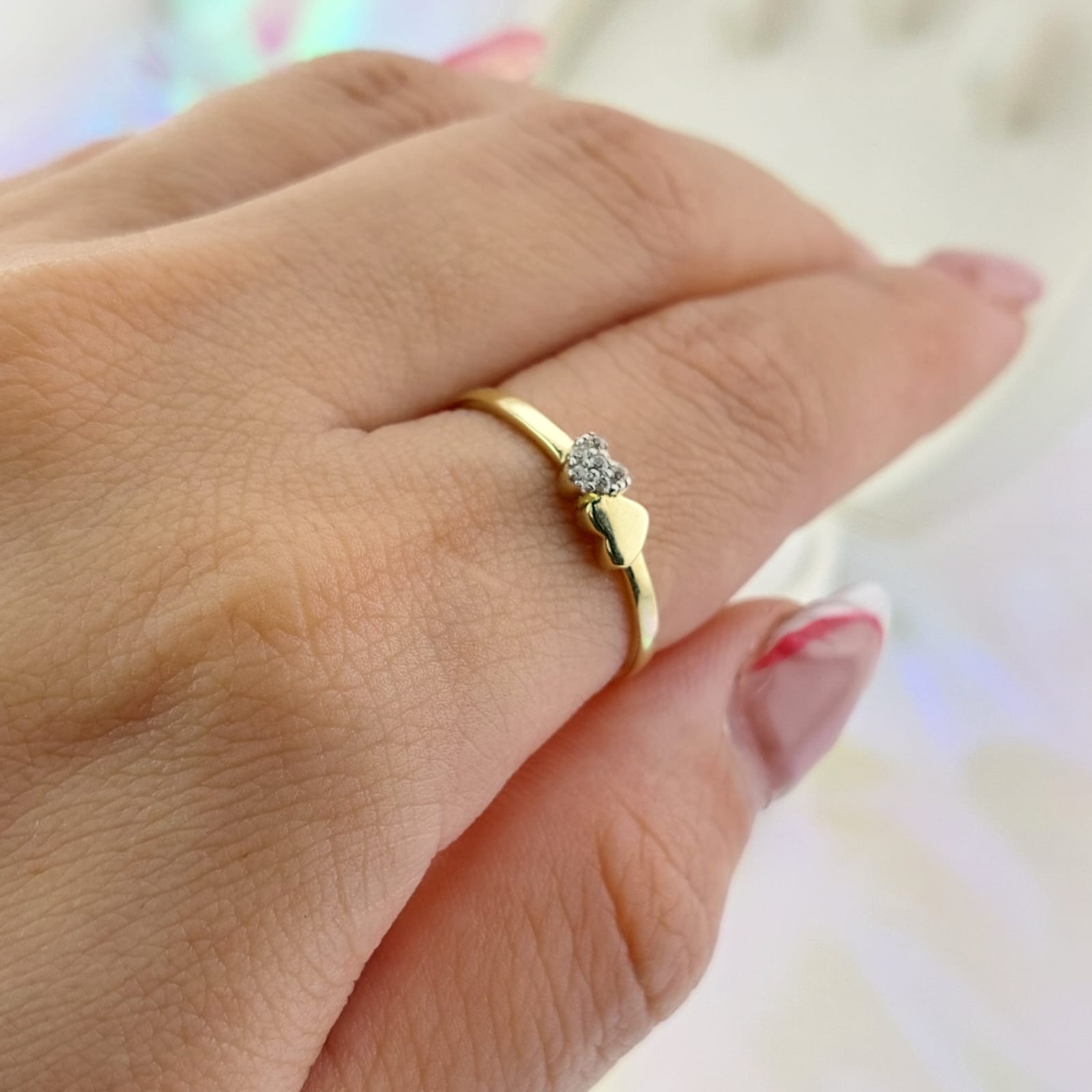 Anillo Dama Promesa Oro 10k 27051