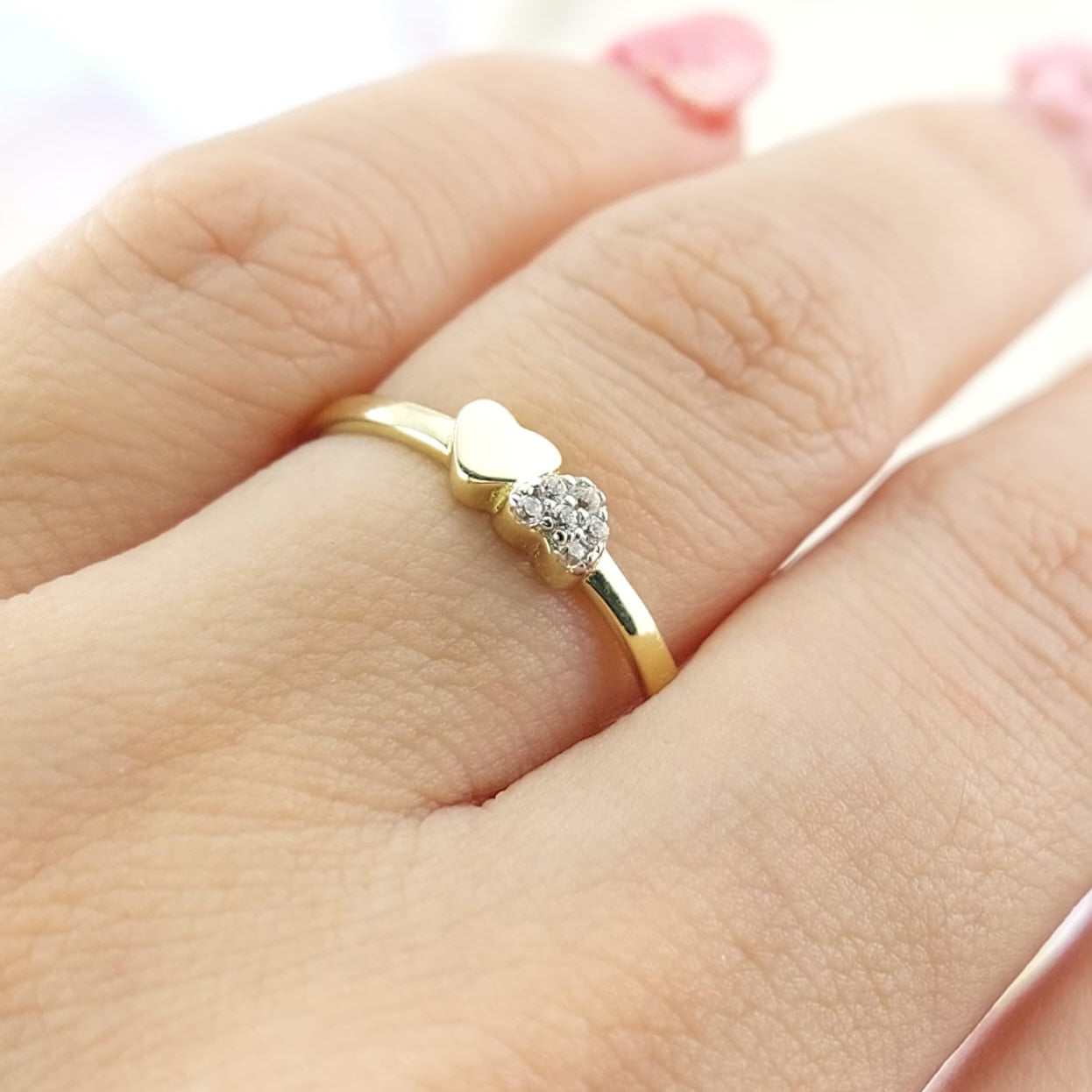 Anillo Dama Promesa Oro 10k 27051