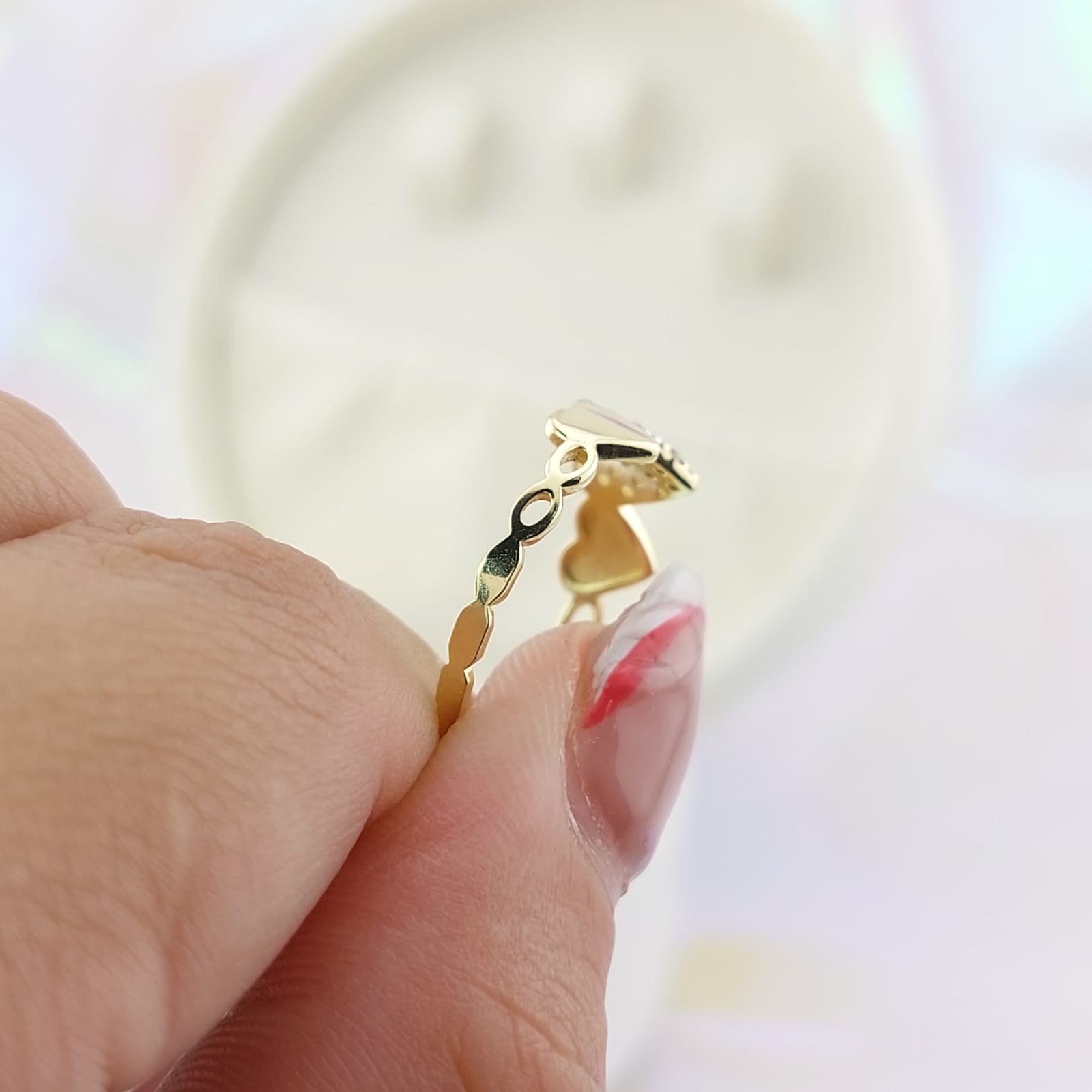 Anillo Dama Promesa Oro 10k 27049