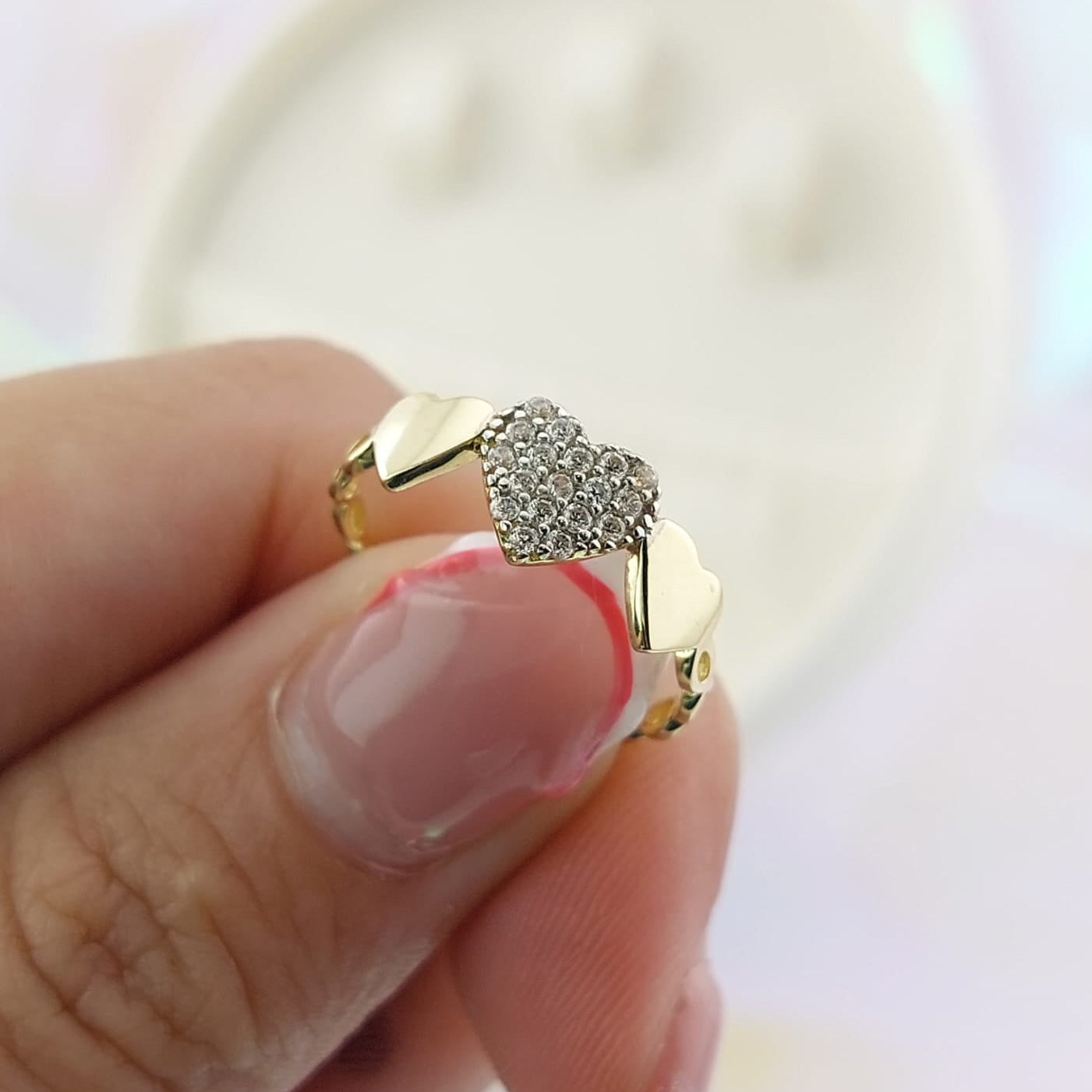 Anillo Dama Promesa Oro 10k 27049