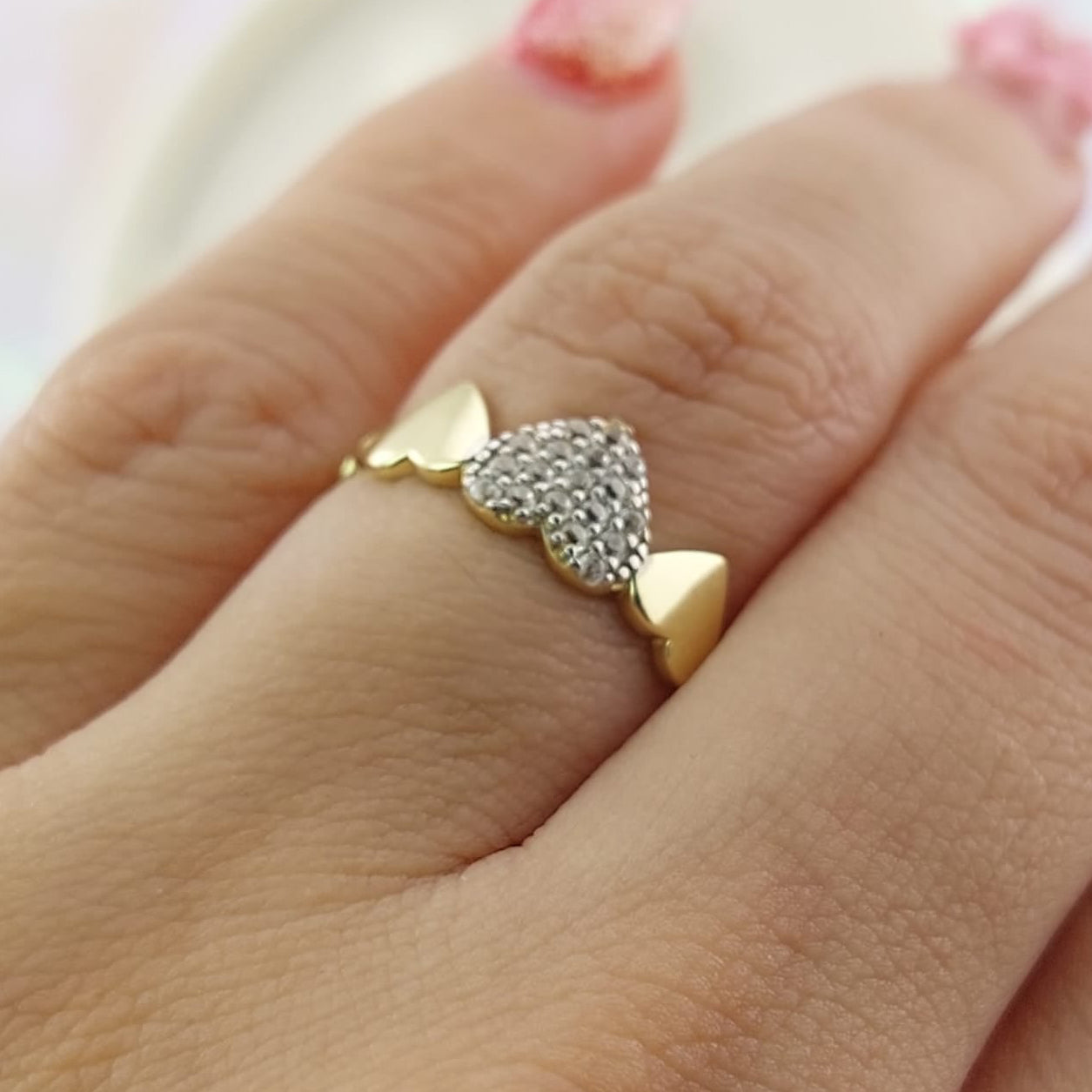 Anillo Dama Promesa Oro 10k 27049