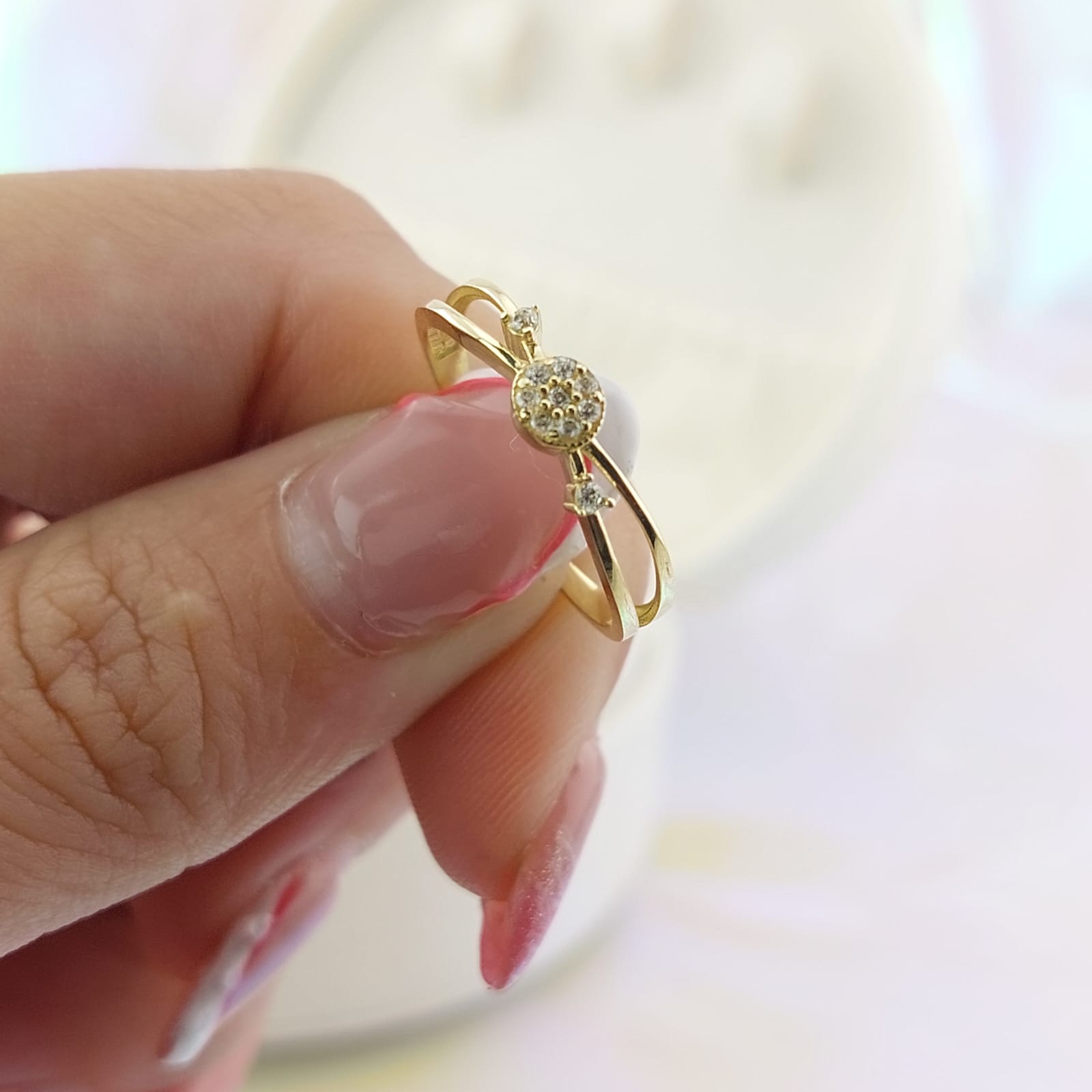Anillo Dama Promesa Oro 10k 27050