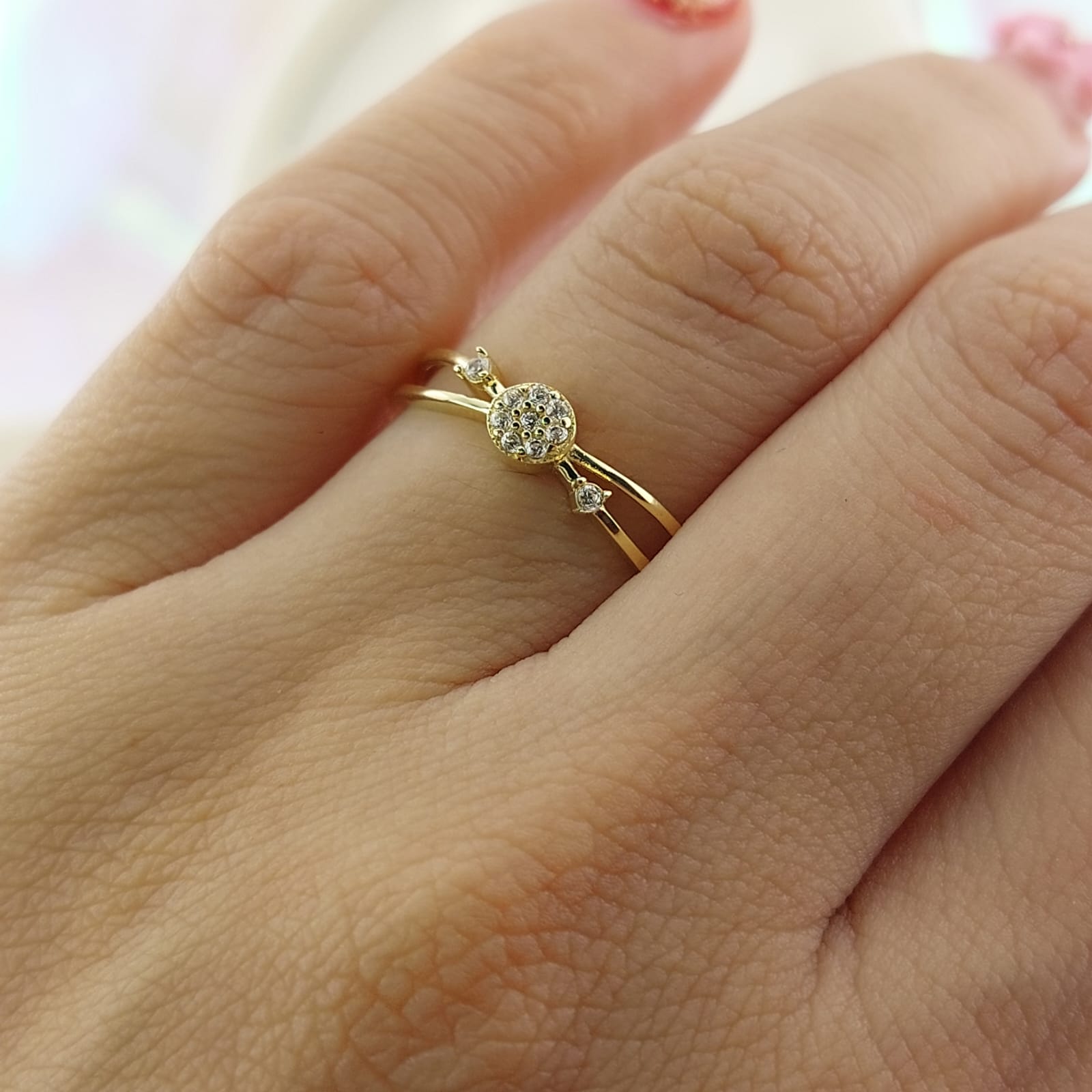 Anillo Dama Promesa Oro 10k 27050