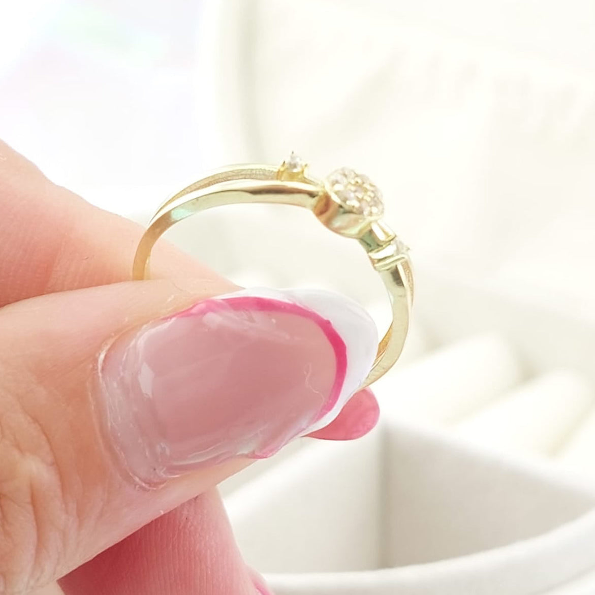 Anillo Dama Promesa Oro 10k 27050
