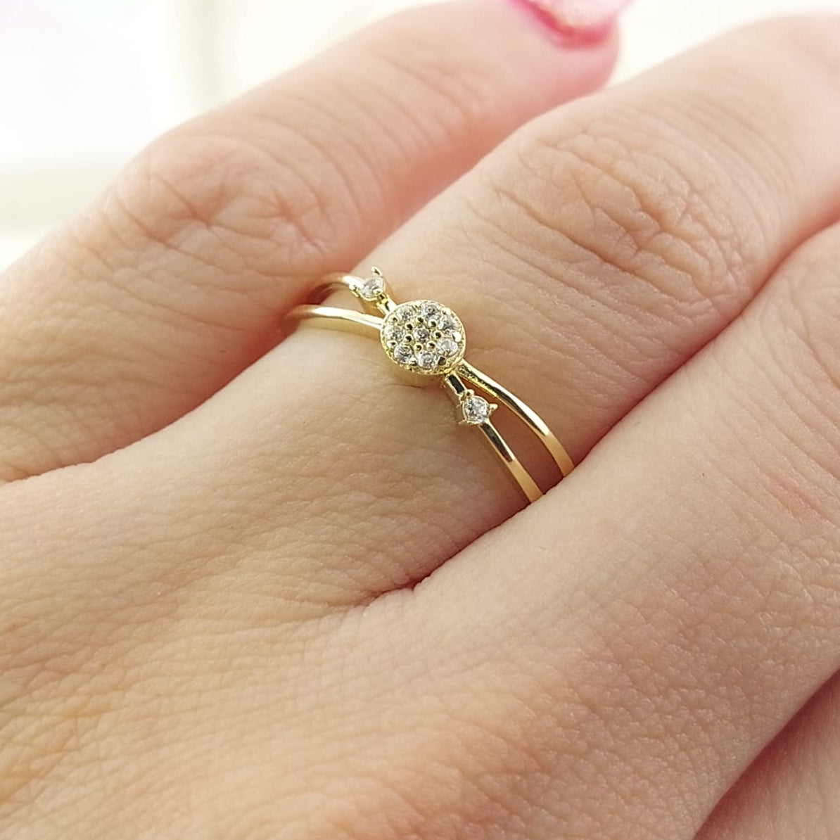 Anillo Dama Promesa Oro 10k 27050