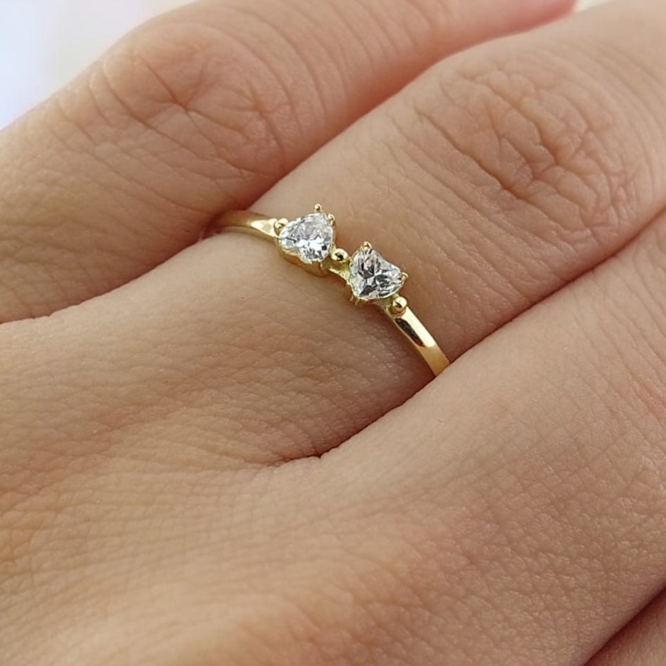 Anillo Dama Promesa Oro 10k 27057