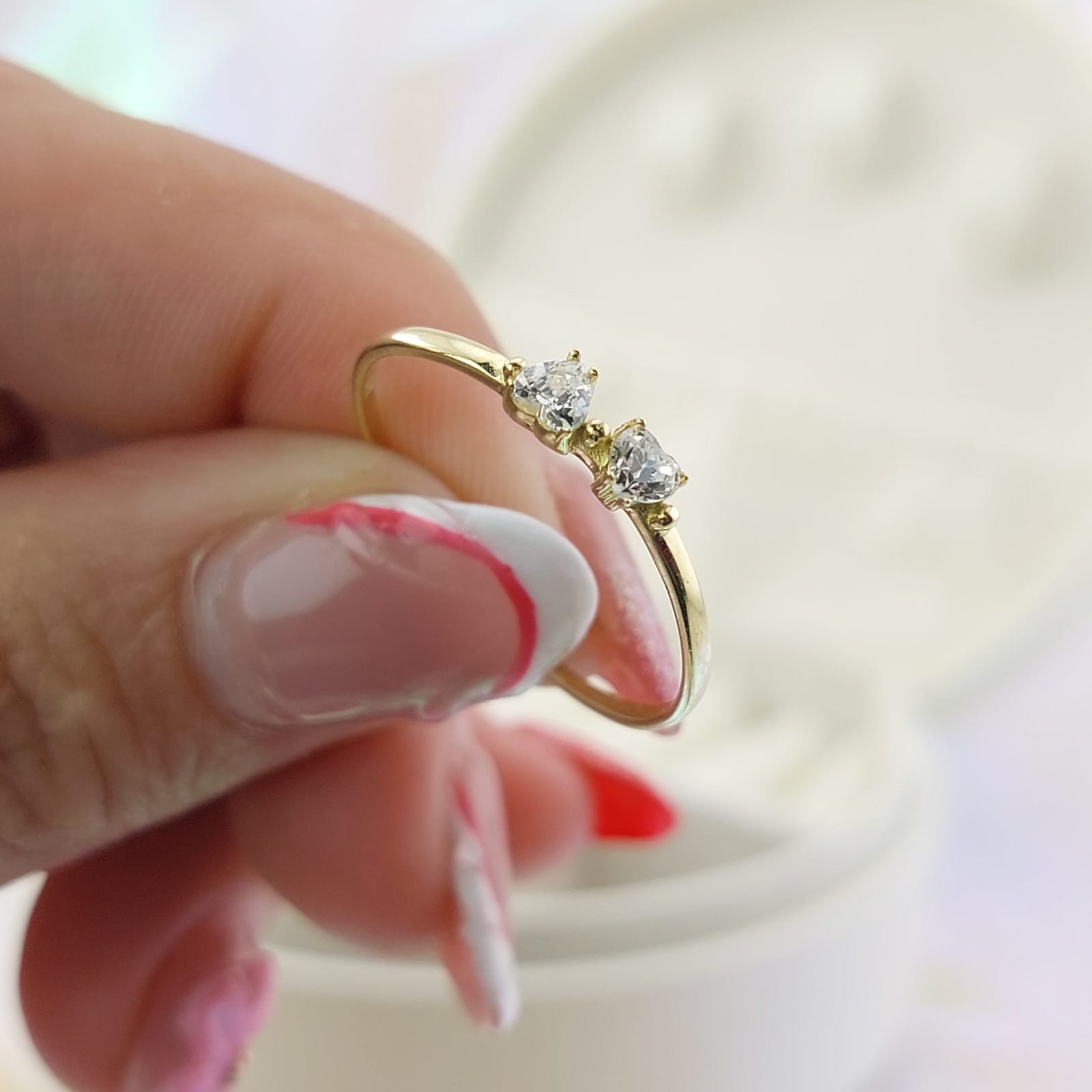 Anillo Dama Promesa Oro 10k 27057