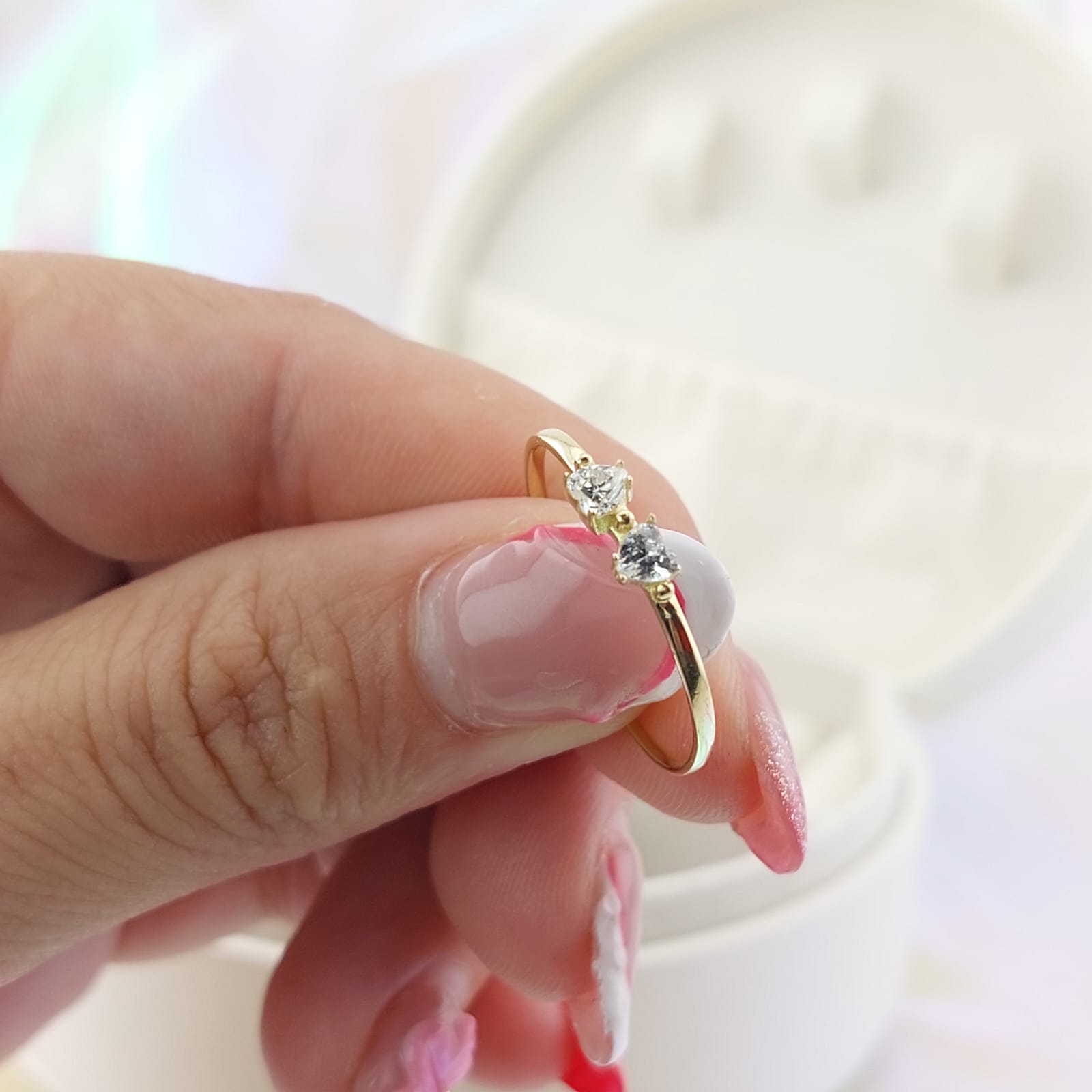 Anillo Dama Promesa Oro 10k 27057