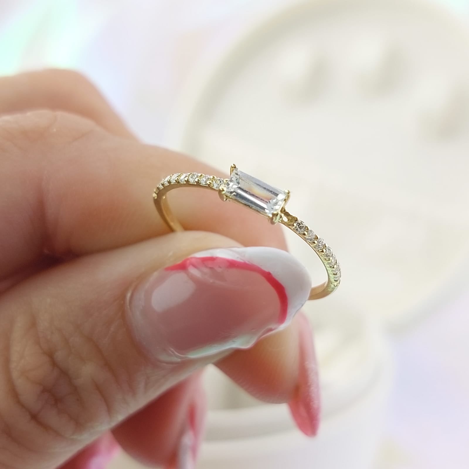 Anillo Dama Promesa Oro 10k 27048