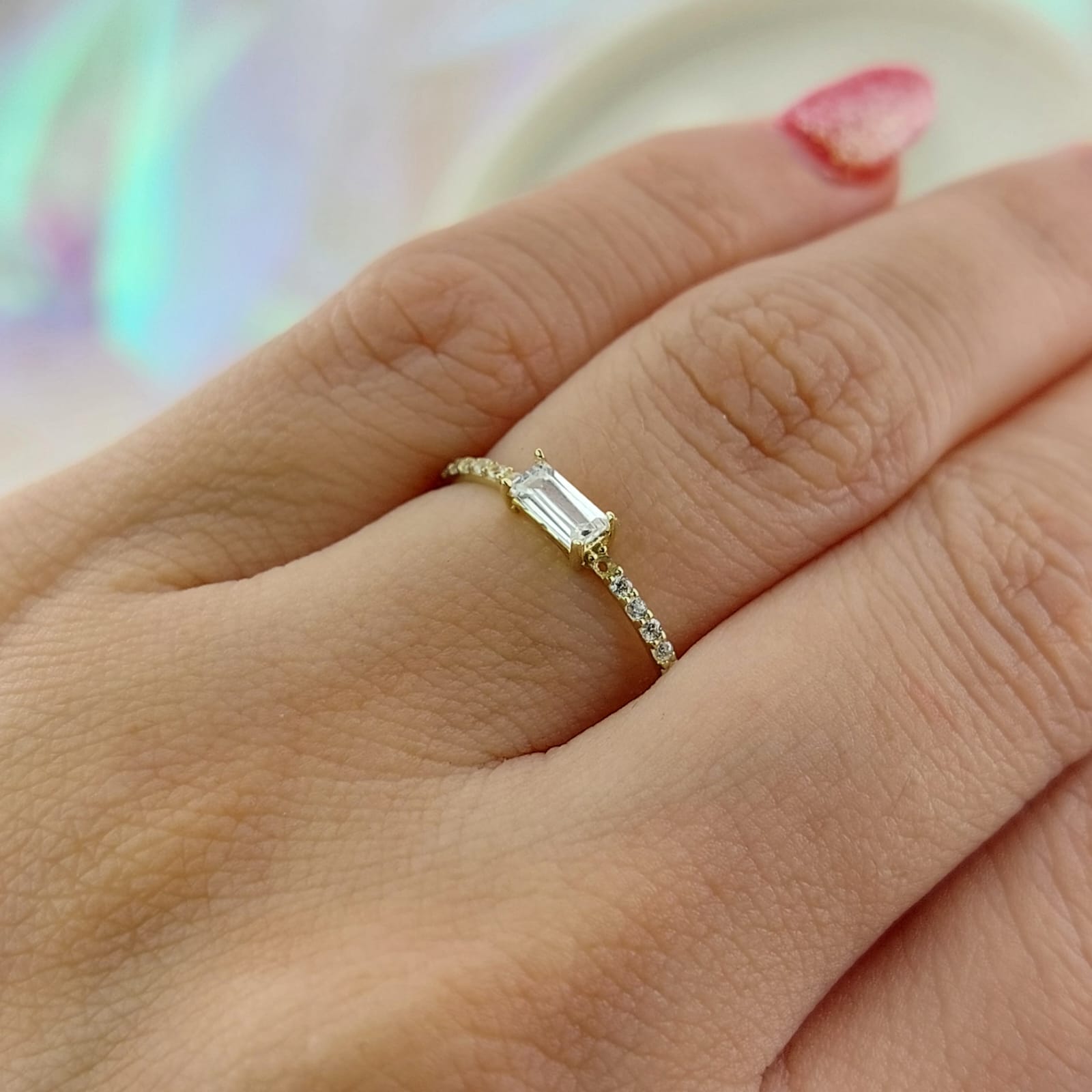 Anillo Dama Promesa Oro 10k 27048