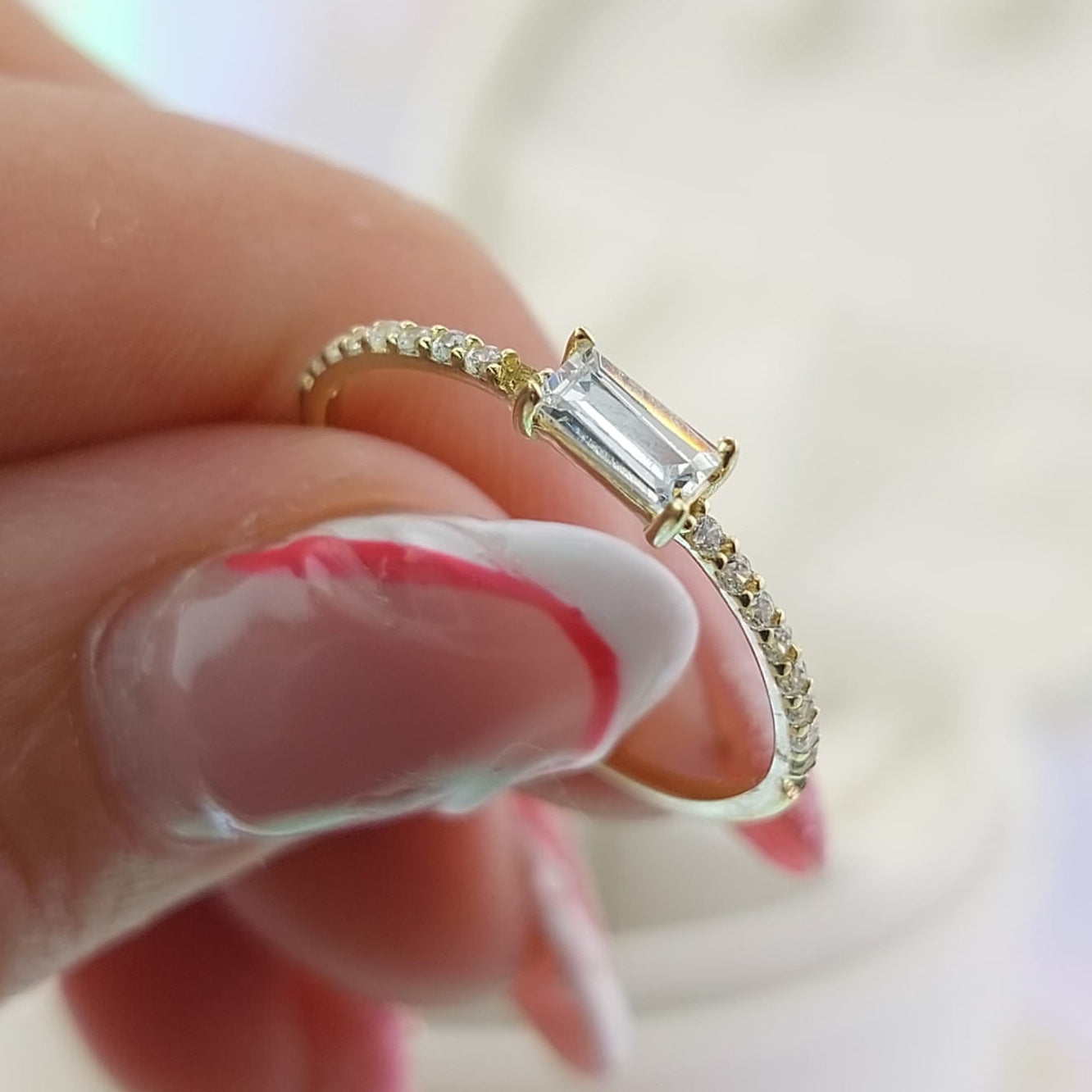 Anillo Dama Promesa Oro 10k 27048