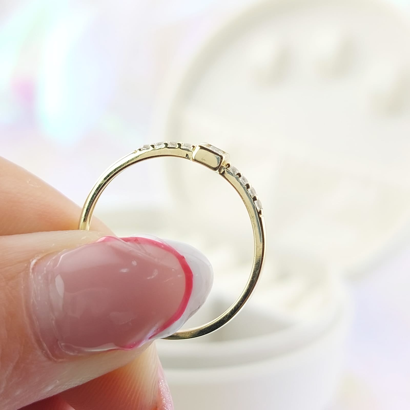 Anillo Compromiso Promesa Oro 10k 27058
