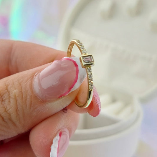 Anillo Promesa Oro 10k 27058