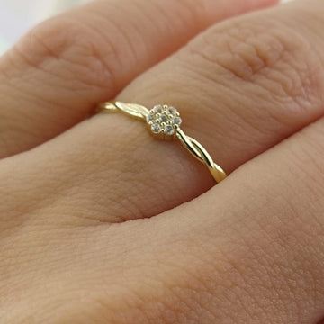 Anillo Dama Oro 10k 27061