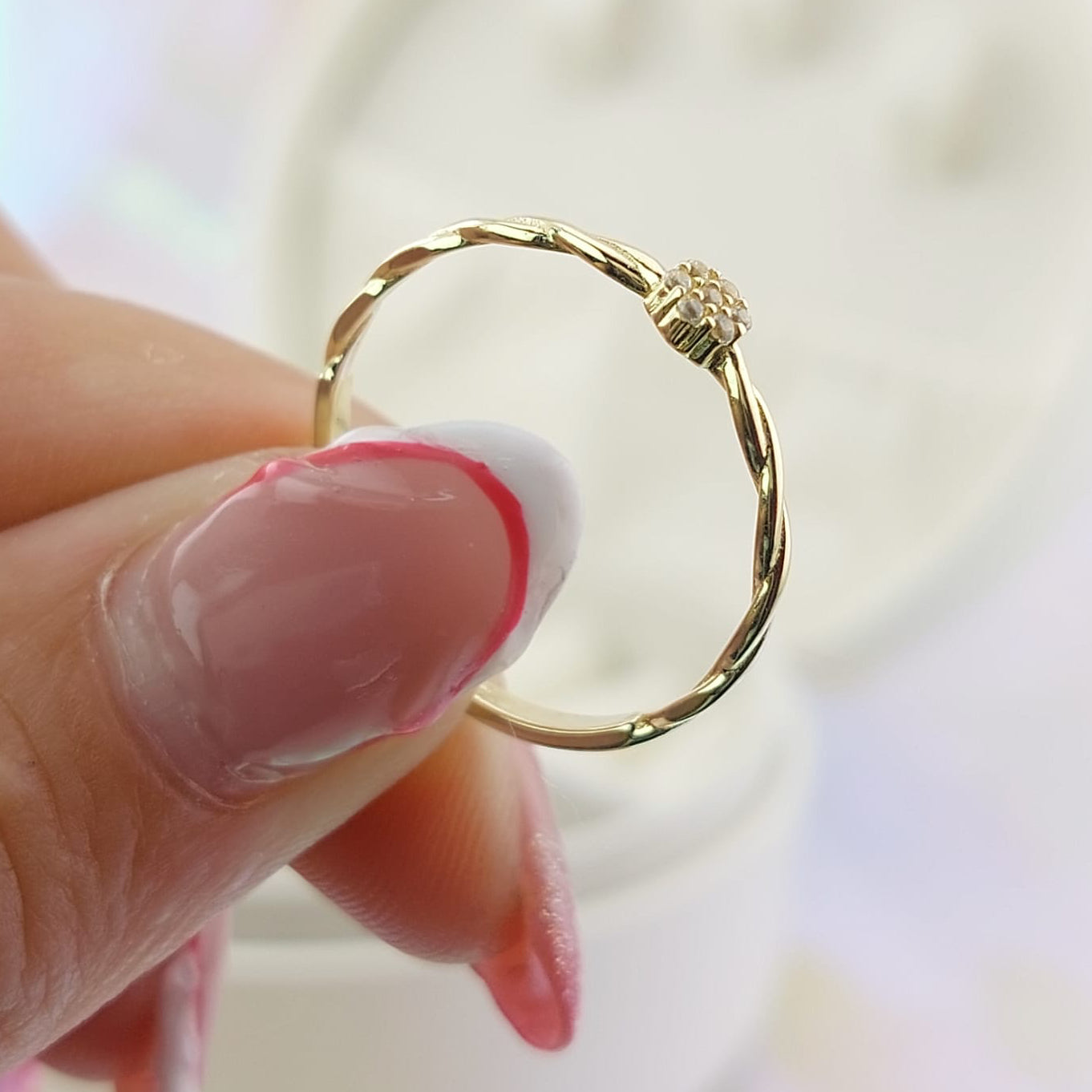 Anillo Dama Promesa Oro 10k 27061