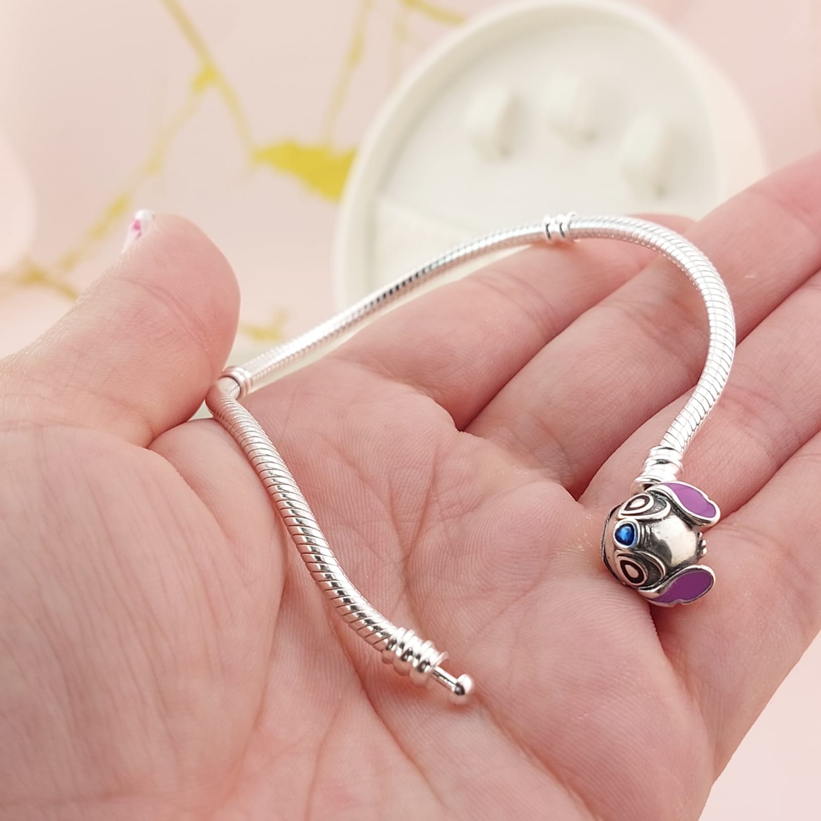 Pulsera Charms Rígida Plata 925 27099